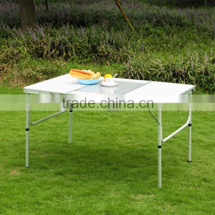 Korea brushed silver handy garden folding picnic table