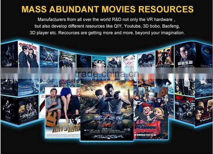 2016 OEM Factory directly 3D Virtual reality google card helmet 3D VR BOX Glasses