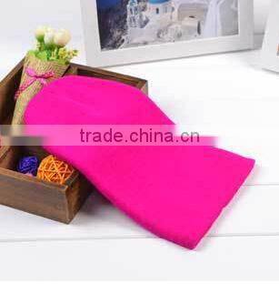 Unisex Men Women Warm Cuff Plain Knit Ski Long Beanie Skull Cap Hat