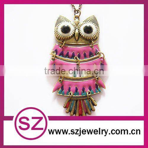 Antique bronze necklace chain design hot sale