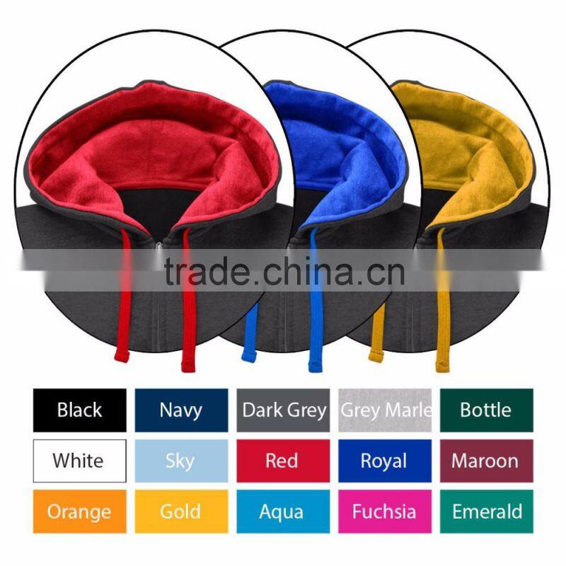 The Upper Blue and White xxxxl Multi Color Plain Custom Hoodies