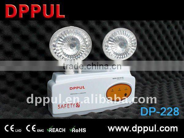 2016 Popular portable rechargeable Emergency Twinspot Light DP228