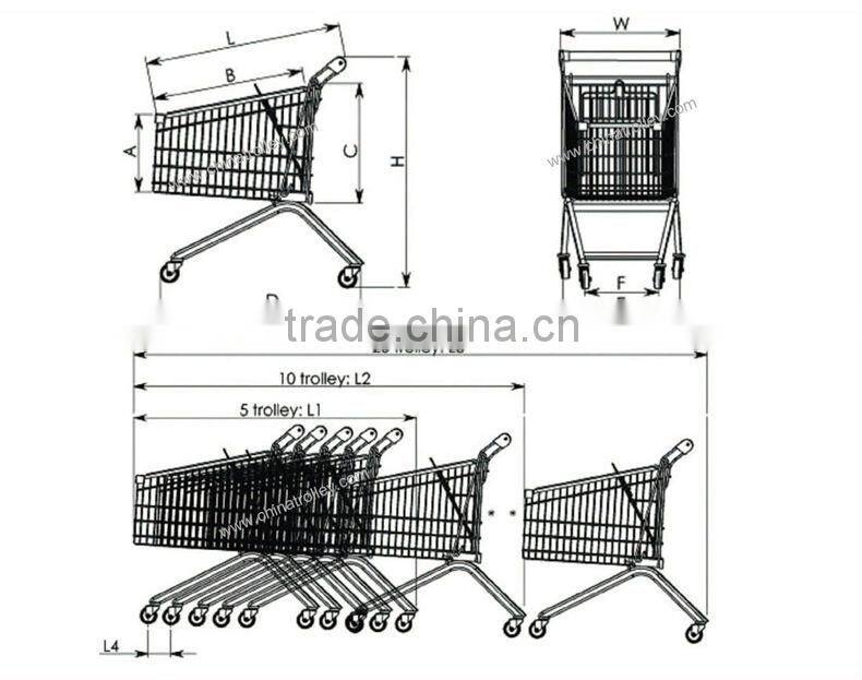USA Grocery carts for sale (JS-TPT05)