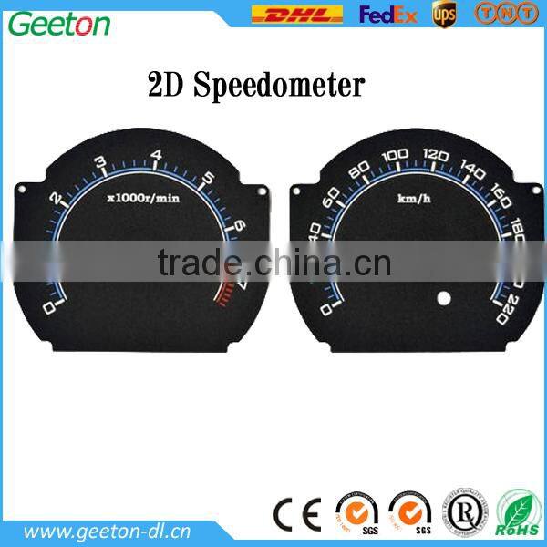 3D Automobile Car Digital Speedometer Panel