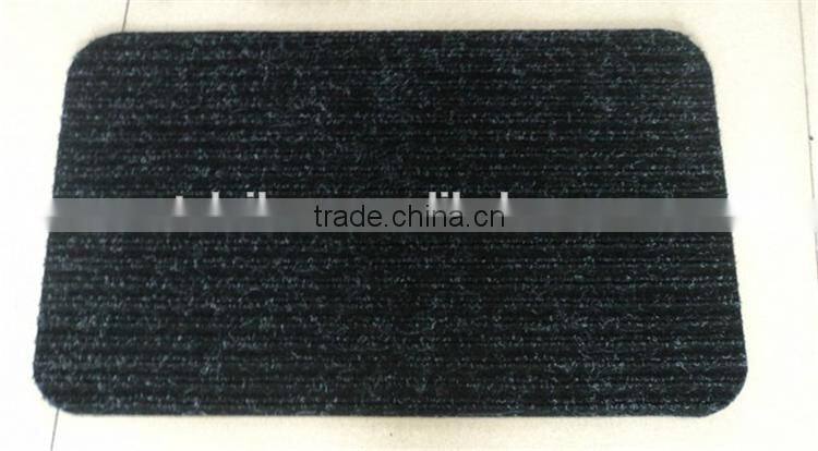 Ribbed carpet mat ,door mat with PVC backing