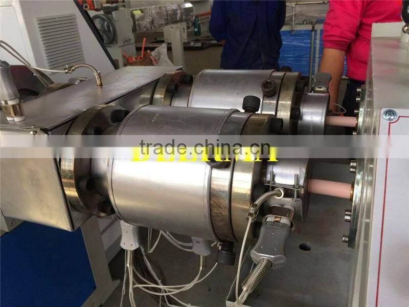 Double Pipe Pipe Extruder Machine PVC Double Pipe Making Machine