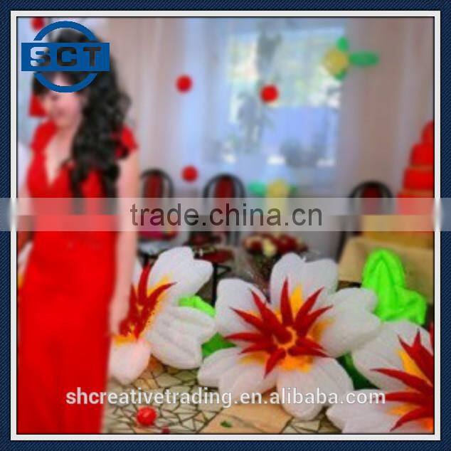 10m Inflatable LED Flower Inflatable Lighting For Party