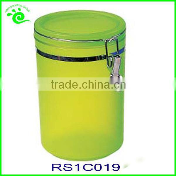 Colorful PP Food Storage Airtight Plastic Canister
