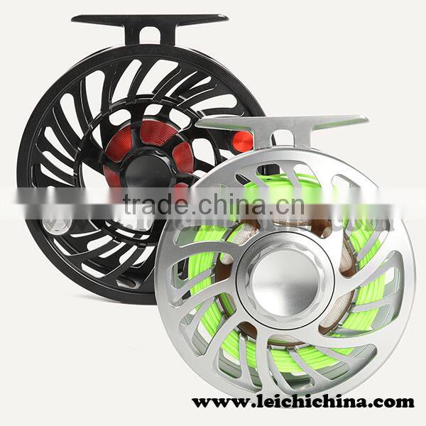 Clicker drag system fly fishing reel classic fly reel