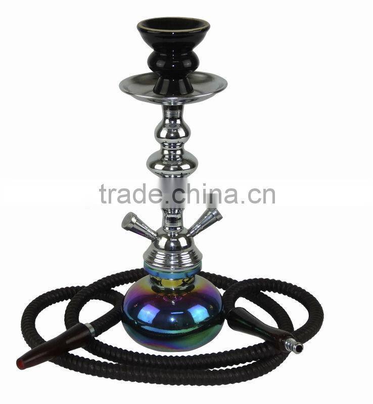small shisha colored smoke hookah