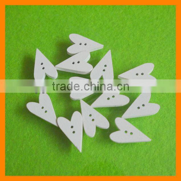 Snowflake 2 Holes Wooden Button