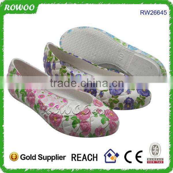 Comfortable jelly wedge PVC shoes nurse shoes with wedge heels