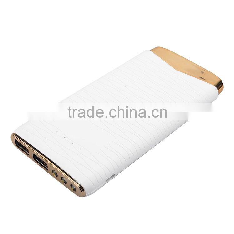 Top selling on alibaba super slim 8000mah mobile charger polymer power bank