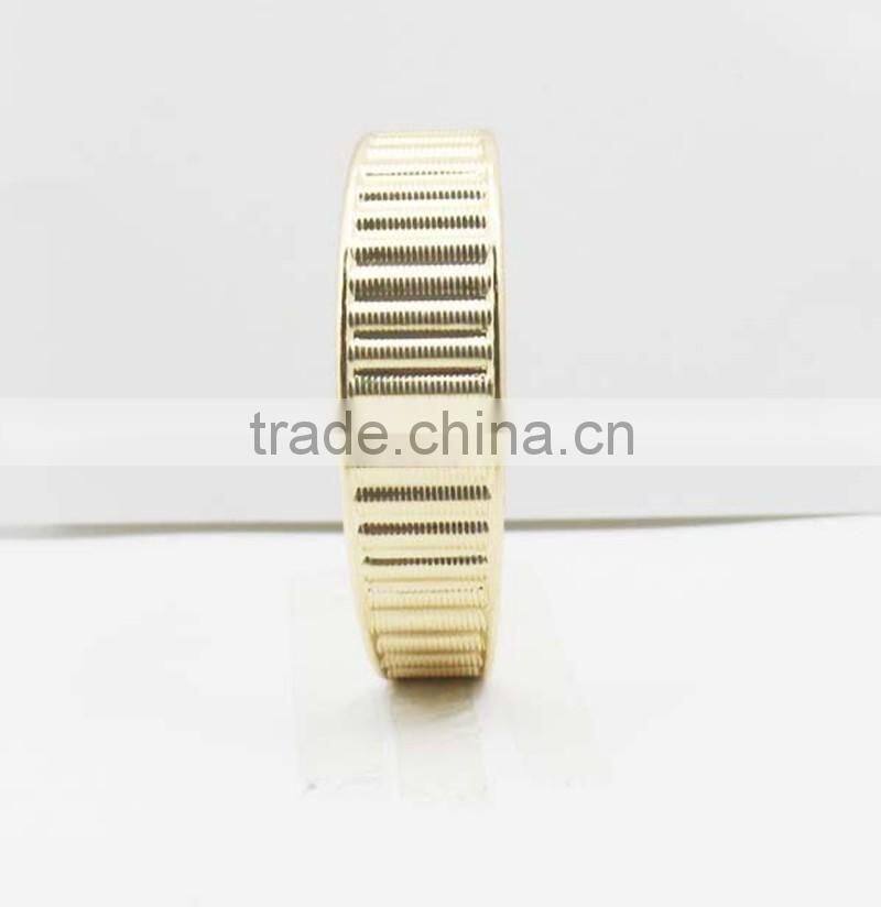 Fashion 316L Stainless Steel Gold Cuff Bangle 2016