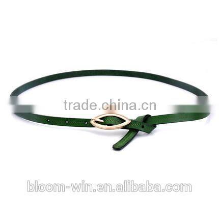 Fancy belt for girl PU dress belt for lady