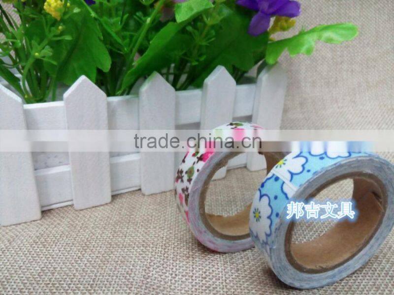 Small broken flower cloth tape cotton wide adhesive plaster to stick a diary DIY photo album accessories decorative stickers