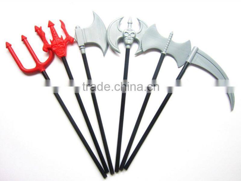 Children halloween red devil fork