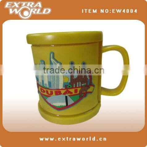 heart shape Norway flag pvc fridge magnet