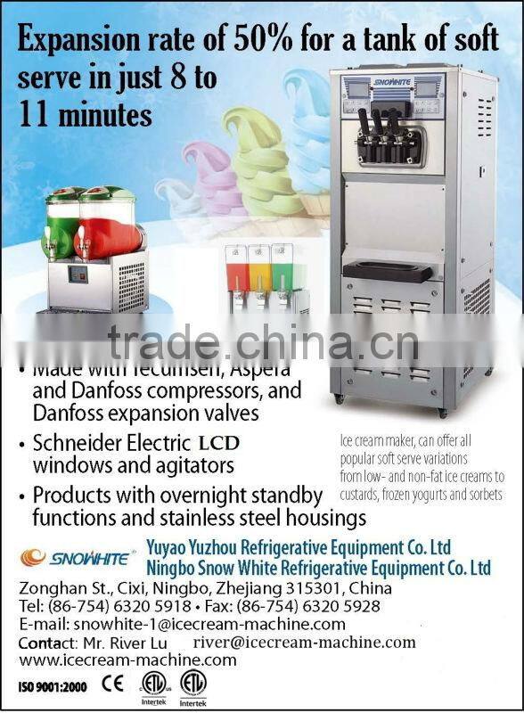 Soft serve, South America, ice cream powder, ice cream machine