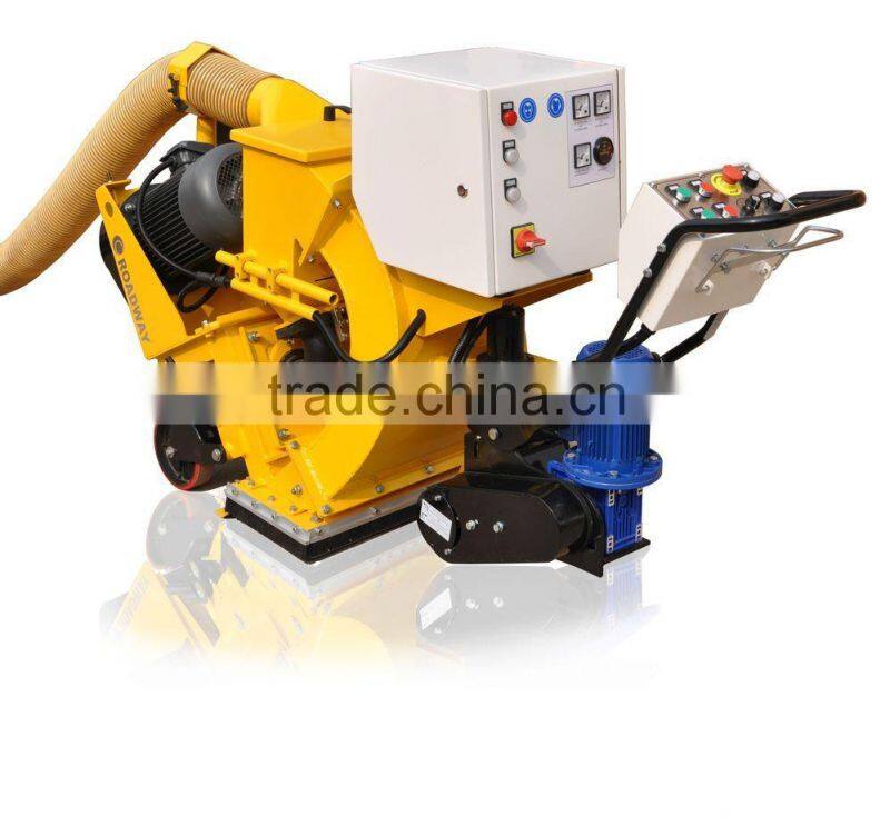 china pavement shot blasting machine low price with CE certification for sale