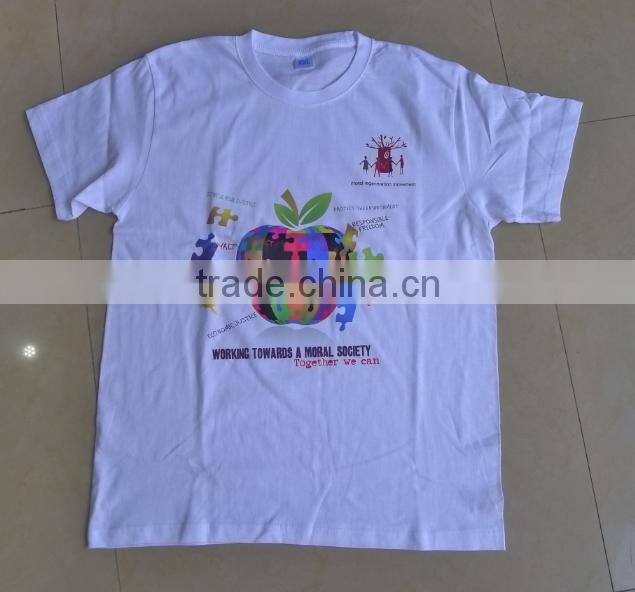 wholesale advertising t shirt 100% cotton t-shirt for men