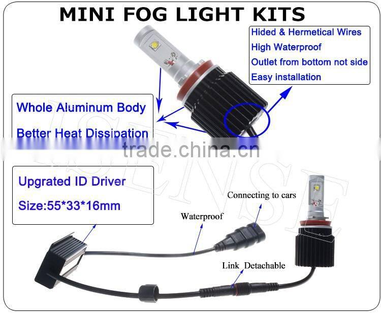 Motorcycle fog light LED H8 CREEs car roof fog lamp 4x4