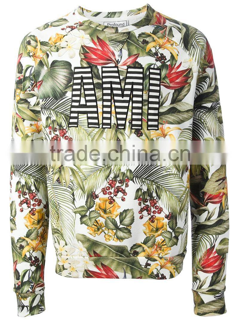 2015 hot sale top for women wholesale printed sweatshirt