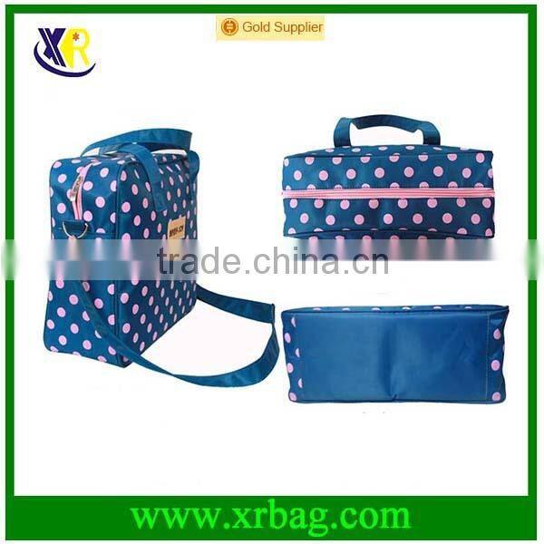 fashion dot style big portable mummy bag
