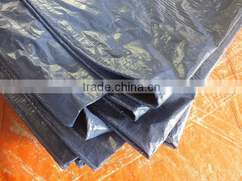 tarpaulin 3x3 PP material sliver/blue triangle plastic rope waterproof antioxidant factory directly hot sell wholesale outdoor