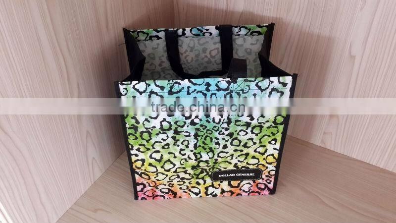 bulk supply of high quality custom made and printed promotional and reusable bopp laminated non woven shopping bag in vietnam