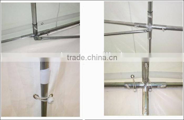 4x8m heavy duty white&blue PVC wedding tents with enhanced frame, pary tents, carports