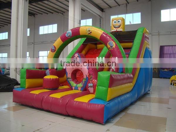 Hot sale inflatable slide jumper/ inflatable slider