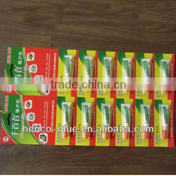 HOT Liquid Super Glue in aluminium tube 3g