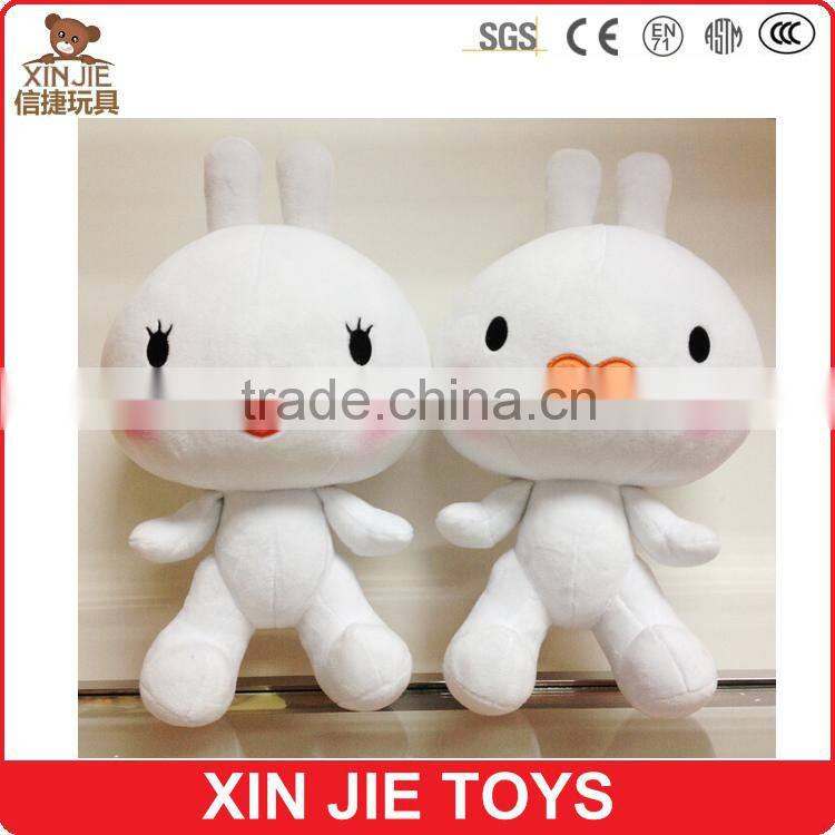 plush fox doll toys animal shape soft dolls with clothing EN71 standard stuffed fox doll toy