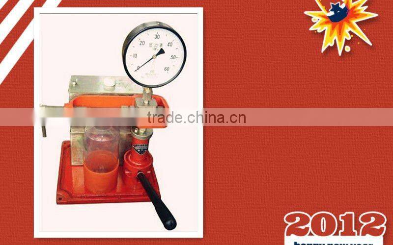 adjust and calibrate the injecting pressure,atomizing quality,diesel fuel nozzle tester