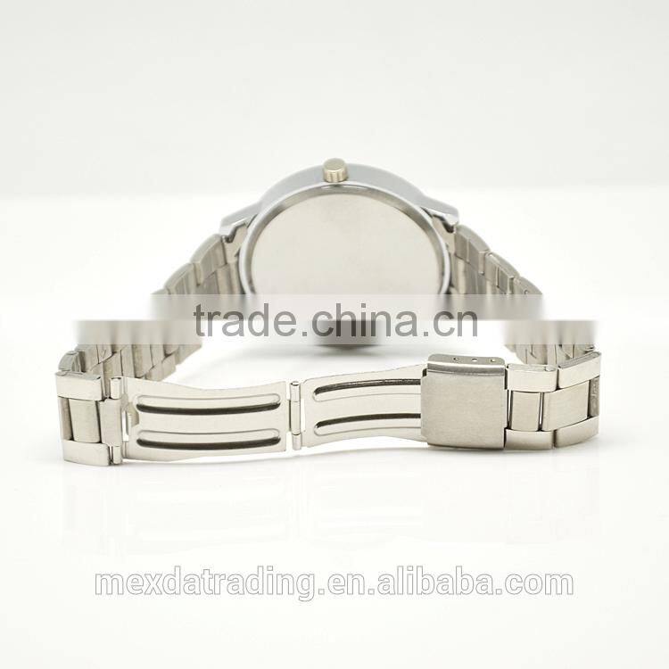 2015new fashion steel quartz best women watch brand