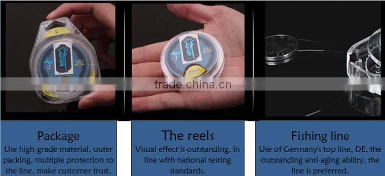 Colorful high strength nylon braided fishing line factory