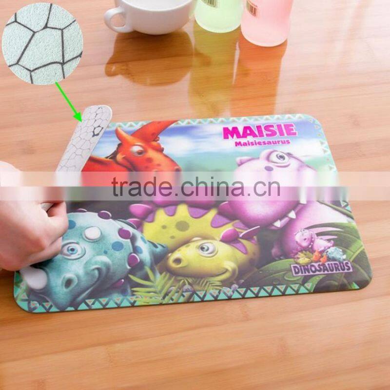 plastic coasters Christmas flower home rabbit supplier placemat table mat felt laser placemats supplier