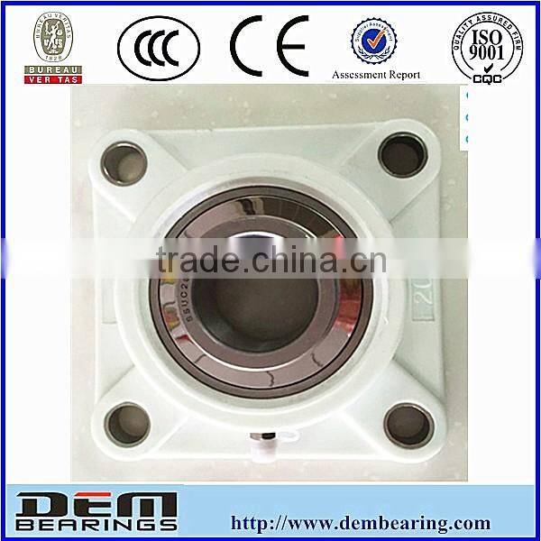plastic pillow block housing bearing with stainless steel bearing ucf 208 ucf 207 ucf206