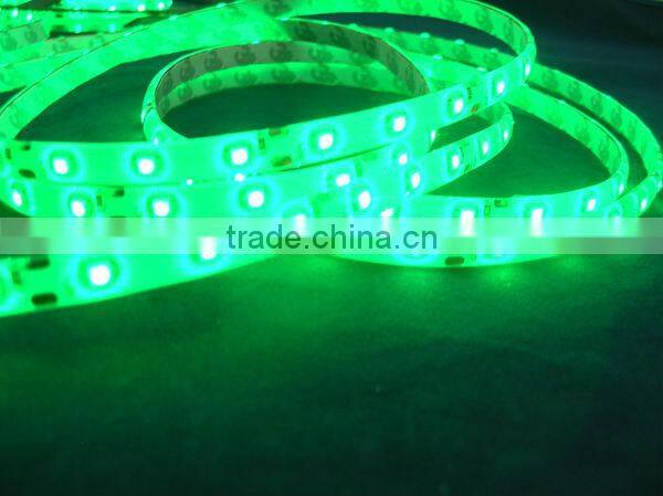 Green Color 3528 SMD 60leds/m IP65 Epoxy Resin 12C DC White PCB LED Strip Light