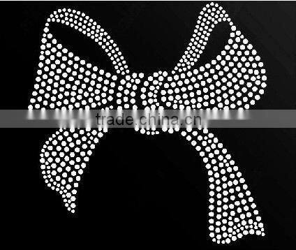 wholesales and stylish bow hot fix designs decoration