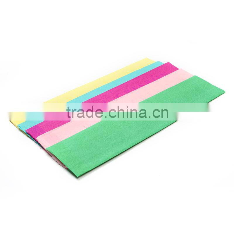 hot sale packing material papel make crepe paper flowers art and craft for children