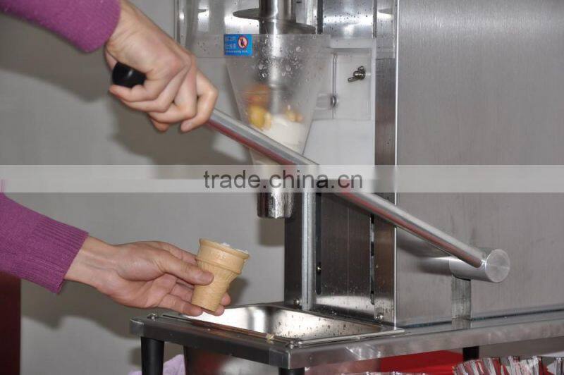 178T Stainless table top ice cream and smoothies mixer with metal cup made in China