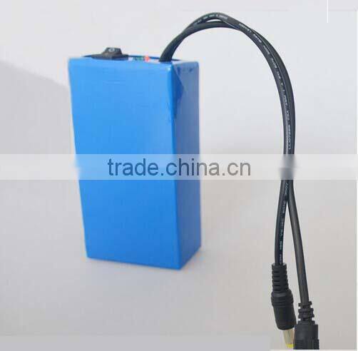 Led strip battery pack 12v 10ah for LED light/panel&Camera/IP Camera
