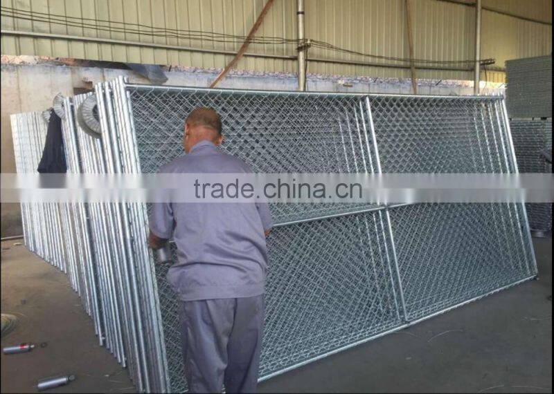 Cheap cost easily assembled spot temporary chain link fence for sale
