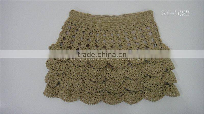 crocheted skirt