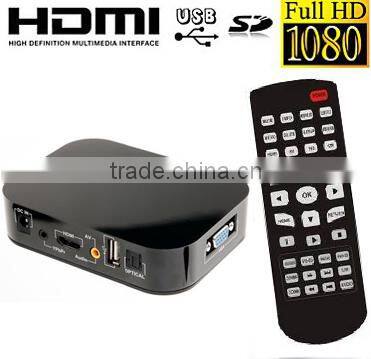 3d blue-ray full hd media player , Supports plug and play function and VGA output