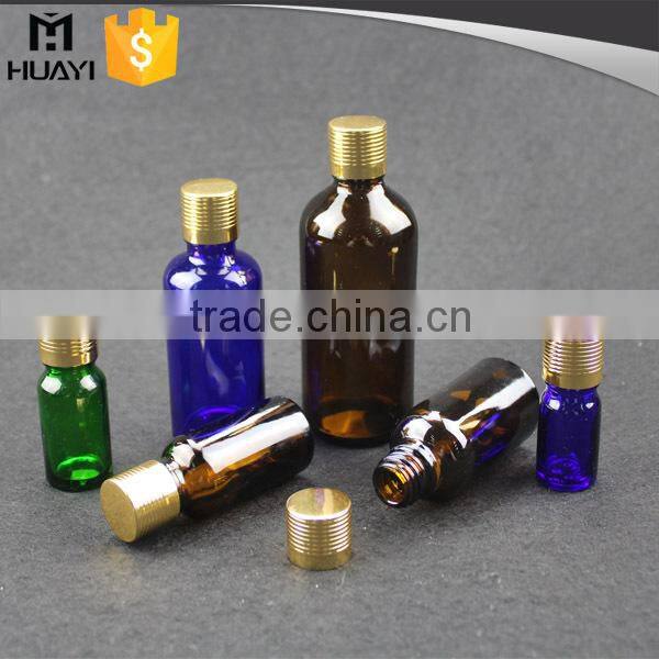 5ml 10ml 15ml 20ml 30ml 50ml 100ml child proof dropper plastic aluminium cap amber essential oil glass bottle
