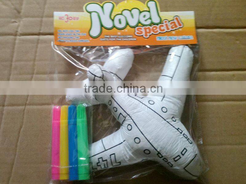 kid imagination graffiti removal paint toy cotton animal toy