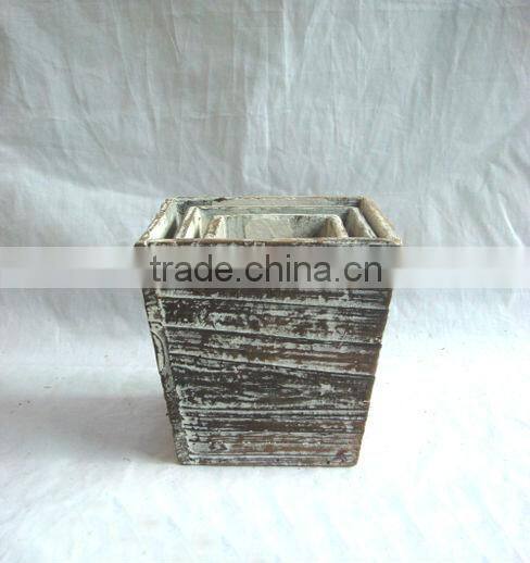 new style wooden flowerpot(FSC Certificate)